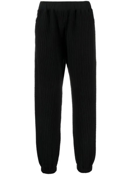 White Mountaineering спортивные брюки из смесового хлопка, черный