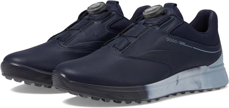 Кроссовки S-Three Boa GORE-TEX Waterproof Golf Hybrid Golf Shoes ECCO, цвет Night Sky