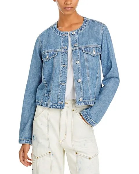 Джинсовая куртка Cora из полулегкого веса rag & bone, цвет Blue