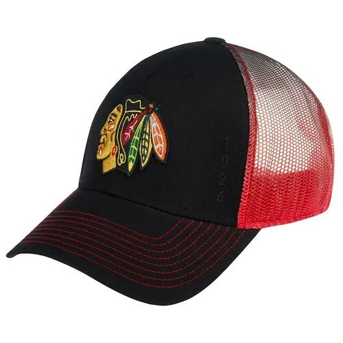 Бейсболка с сеточкой AMERICAN NEEDLE 44612A-CBH Chicago Blackhawks Cross Fade NHL, размер ONE