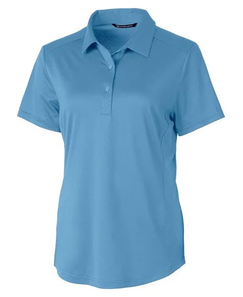 Женская рубашка-поло с короткими рукавами и фактурной эластичной тканью Prospect Cutter & Buck, мультиколор
