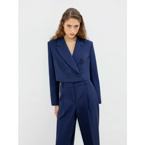 Пиджак Pompa, размер 50, синий