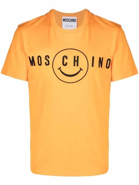 Moschino футболка с логотипом