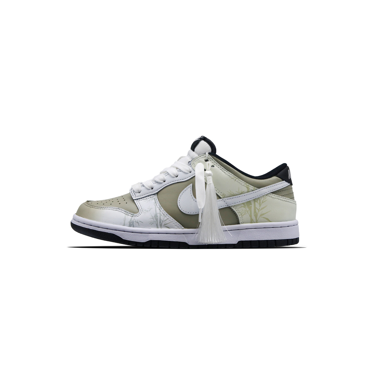 Кроссовки Nike Dunk Skateboarding Shoes Women's Low-top Dusty Green, зеленый