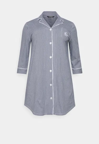 Ночная рубашка Lauren Ralph Lauren, черно-белый