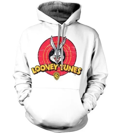 Толстовка Looney Tunes Hoodie, белый