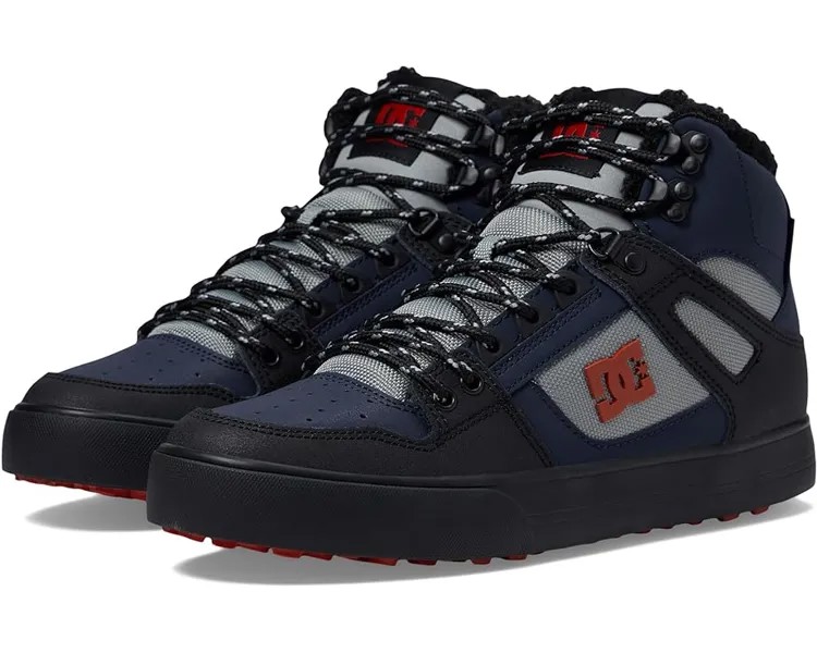 Кроссовки DC Pure High-Top WC WNT, цвет Navy/Black