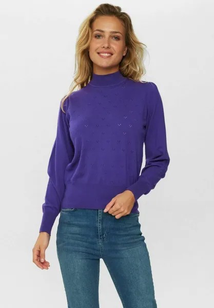 Свитер N?mph Nuedna Pullover, фиолетовый тилландсия