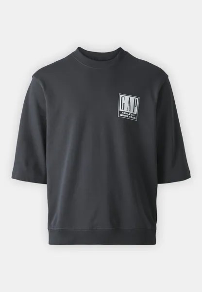 Футболка с принтом Logo Back Crew GAP, темно-синий