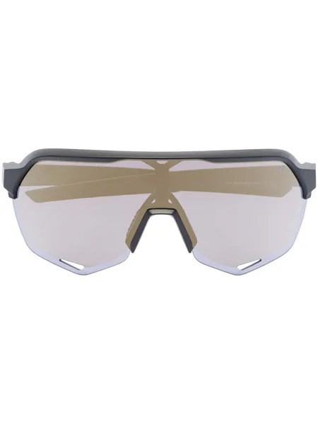 100% Eyewear солнцезащитные очки-маска S2