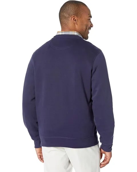 Толстовка U.S. POLO ASSN. Long Sleeve Popover Crew Neck Fleece Sweatshirt, цвет Classic Navy