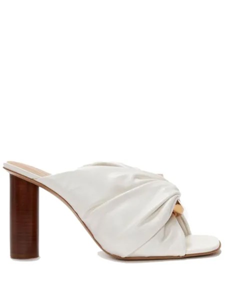 JW Anderson мюли Corner со сборками, белый