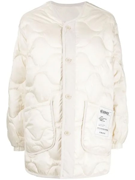 Izzue hooded quilted padded jacket, желтый