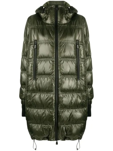 Moncler Grenoble дутая парка Rochelair, зеленый