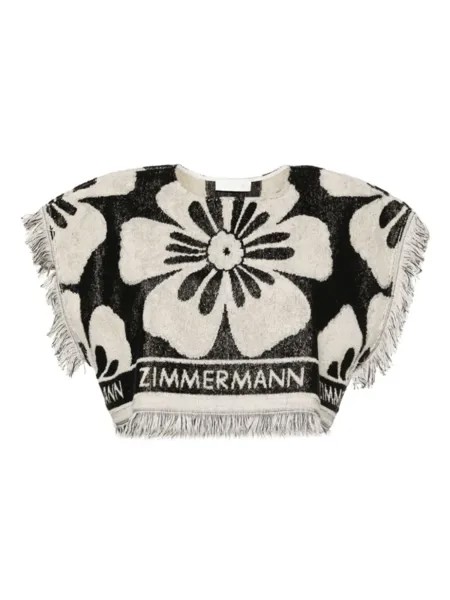 ZIMMERMANN укороченный топ Halliday, черный