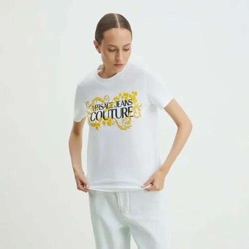 Футболка Versace Jeans Couture, размер S, белый