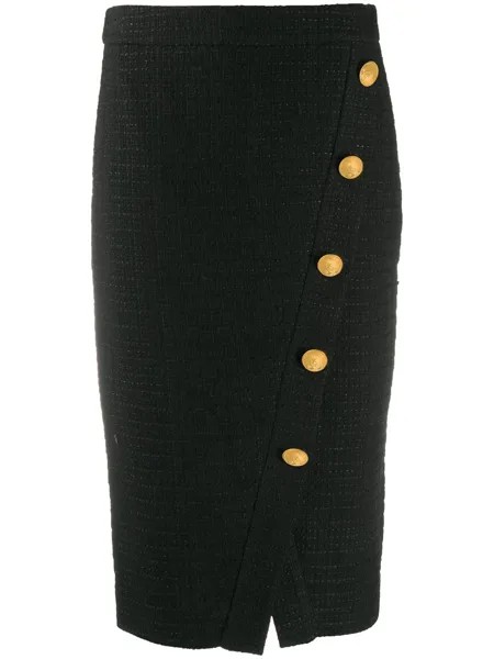 Boutique Moschino юбка миди с пуговицами