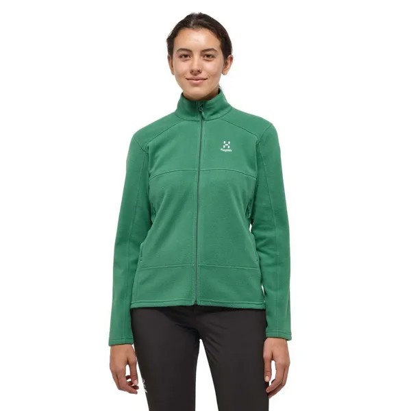 Толстовка Haglöfs Buteo Mid Full Zip, зеленый