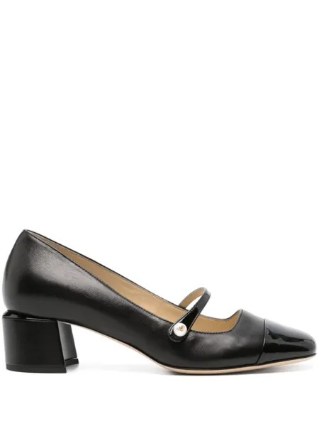 Jimmy Choo туфли кожаные 50 мм, черный