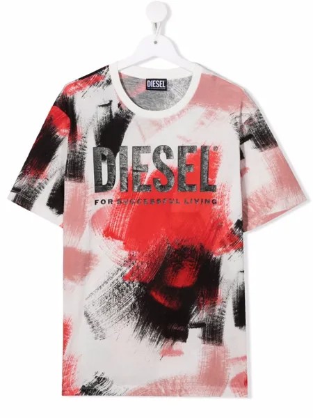Diesel Kids футболка с принтом