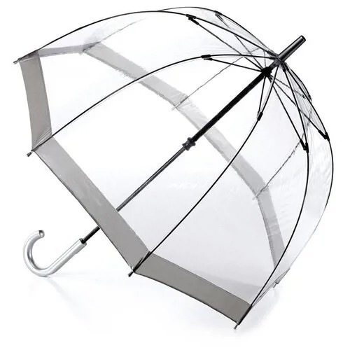 L041-03 Silver (Серебряный) Зонт женский трость Fulton