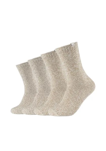 Носки Skechers 4 шт warm & cozy, цвет offwhite mouline