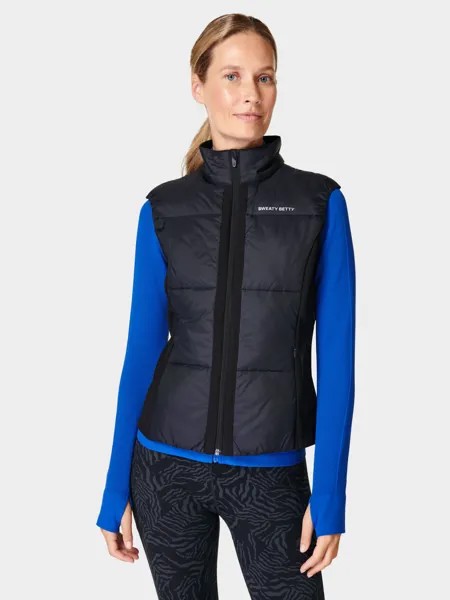 Беговой жилет Accelerate Elite Sweaty Betty, черный