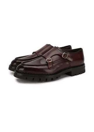 Кожаные монки Santoni