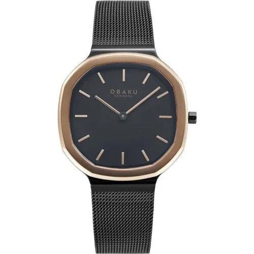 Наручные часы OBAKU V253LXMBMB, золотой, черный