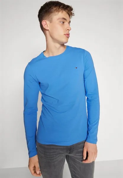 Топ с длинными рукавами Slim Fit Long Sleeve Tee Tommy Hilfiger, синий