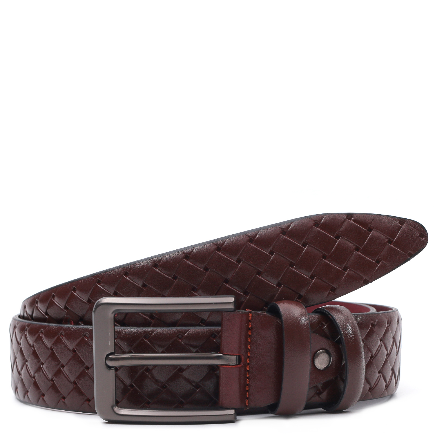 Ремень мужской Leo Ventoni LV2134 коричневый, 115 см