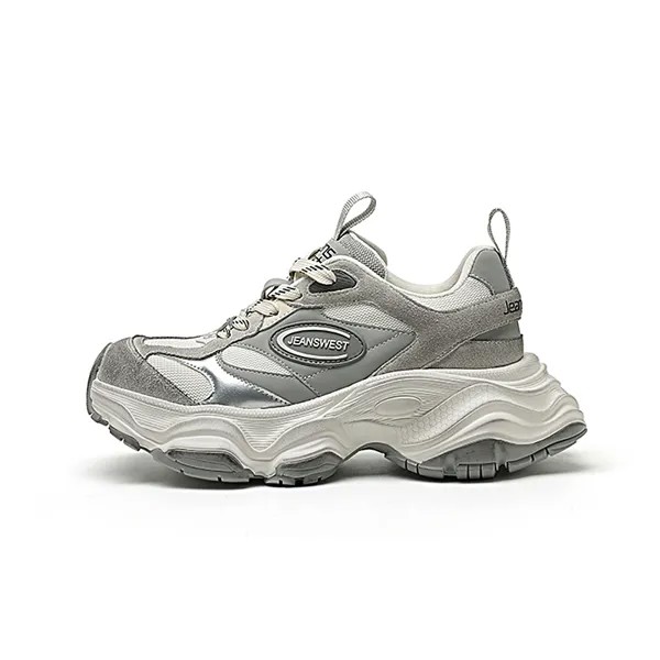 Кроссовки JEANSWEST Chunky Sneakers Women's Low-top, оранжевый
