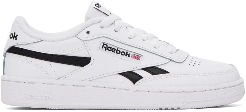Бело-черные кроссовки Reebok Classics Club C Revenge