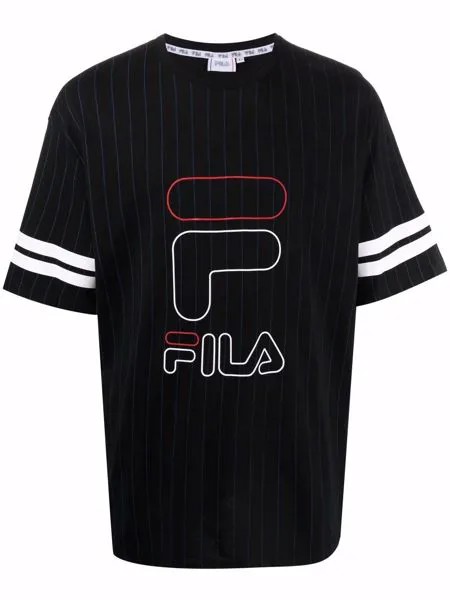 Fila футболка в полоску с логотипом