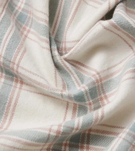 Фланелевая рубашка Raw OS Vintage White/Lt Blue ZANEROBE