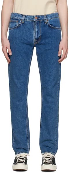 Джинсы Nudie Синие джинсы Lean Dean Nudie Jeans