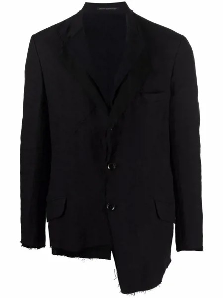 Yohji Yamamoto льняной однобортный пиджак