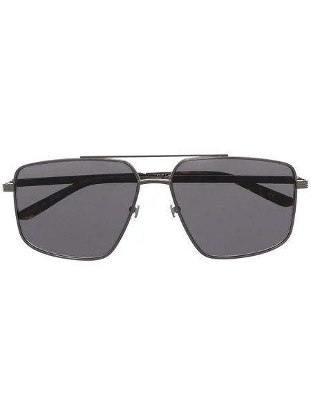 Gucci Eyewear солнцезащитные очки-авиаторы с двойным мостом