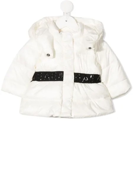 Emporio Armani Kids пуховик с логотипом