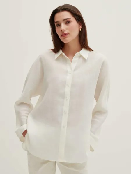 Блузка Stefanel для женщин, размер 44, белый, 3544744.3544756