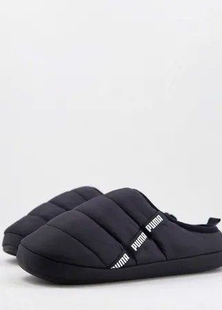 Черные слиперы Puma Scuff-Черный цвет