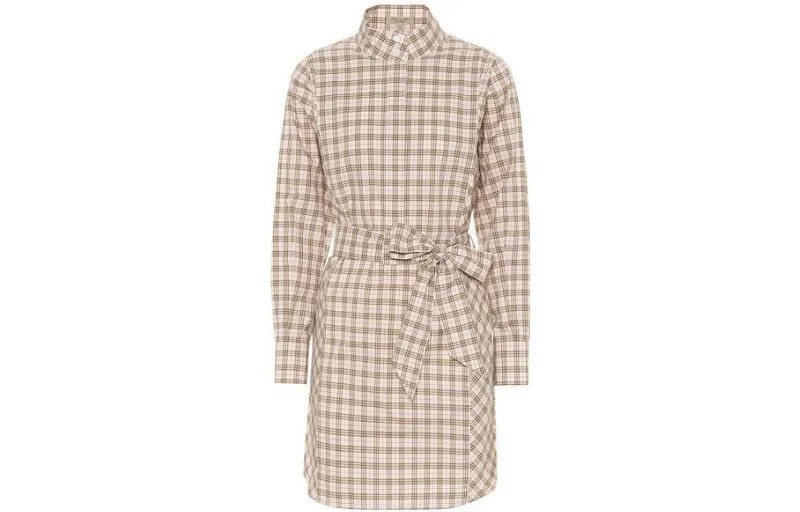 Burberry женское платье с длинными рукавами, цвет Brown