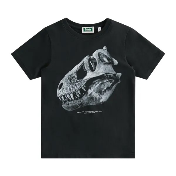 Футболка Kith Kids For AMNH T-Rex, белая