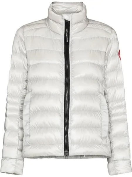 Canada Goose короткий пуховик Cypress, серебристый