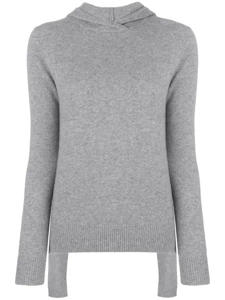 Джемпер с капюшоном Mabel Cashmere In Love, серый