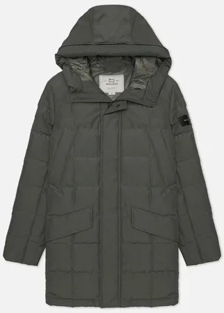 Мужская куртка парка Woolrich Blizzard, цвет серый, размер M