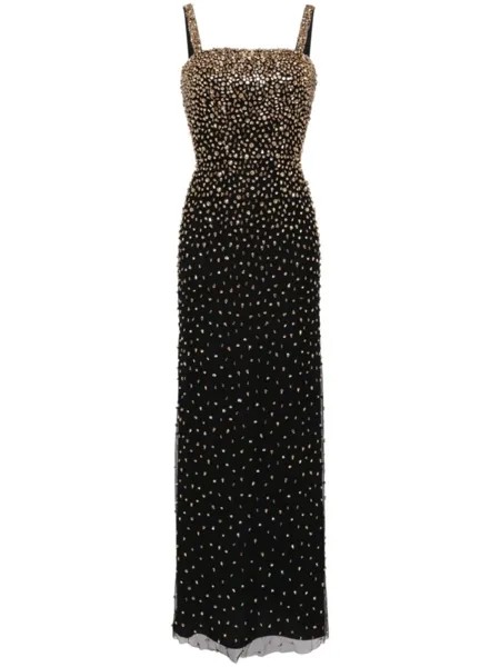 Jenny Packham декорированное платье Cherry, черный