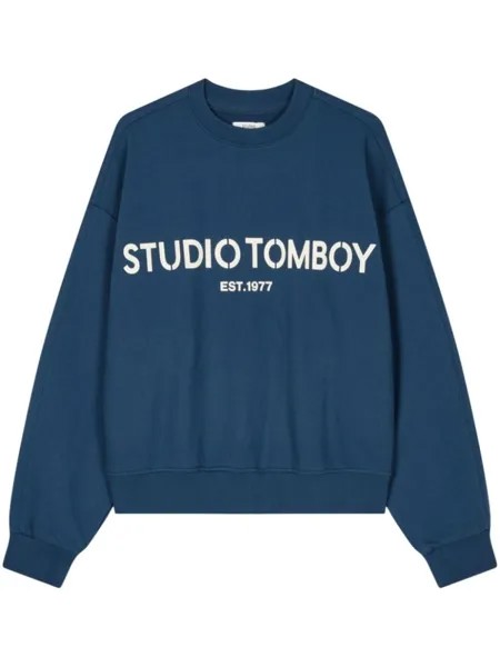 STUDIO TOMBOY толстовка с логотипом, синий