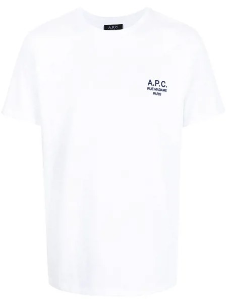 A.P.C. футболка с логотипом