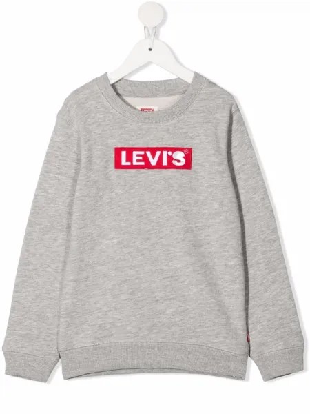 Levi's Kids толстовка в рубчик с нашивкой-логотипом